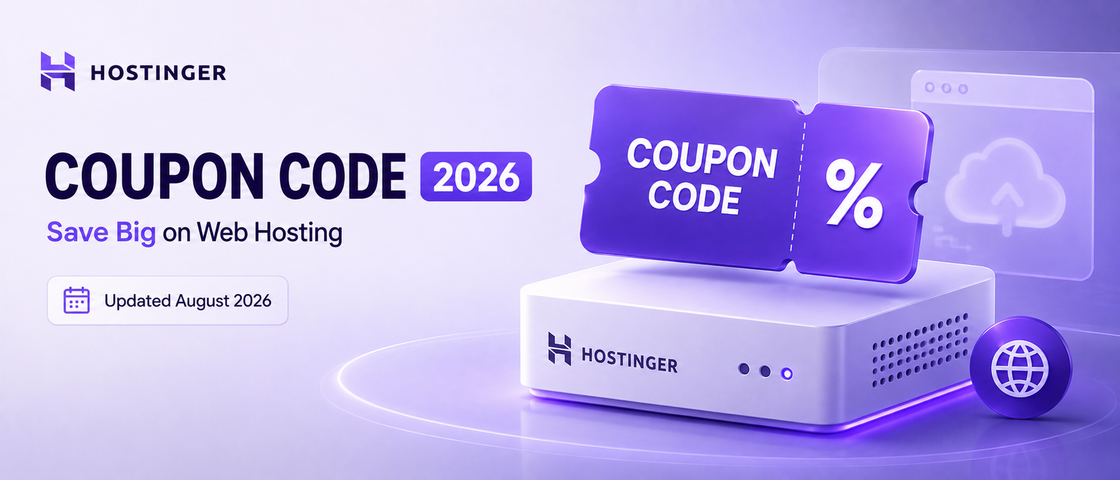 Hostinger Coupon Code 2026 - Save big on web hosting