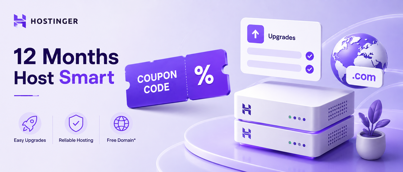 Hostinger WordPress plans coupon breakdown